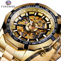 FORSINING 340 Customizable men mechanical wristwatch analog fashion steel forsining automatic mechanical watch